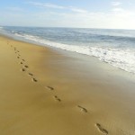Footprints at the Coast